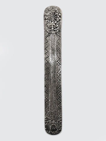Namaste Metal Embossed Incense Holder - Sun - Yoga Studio Store